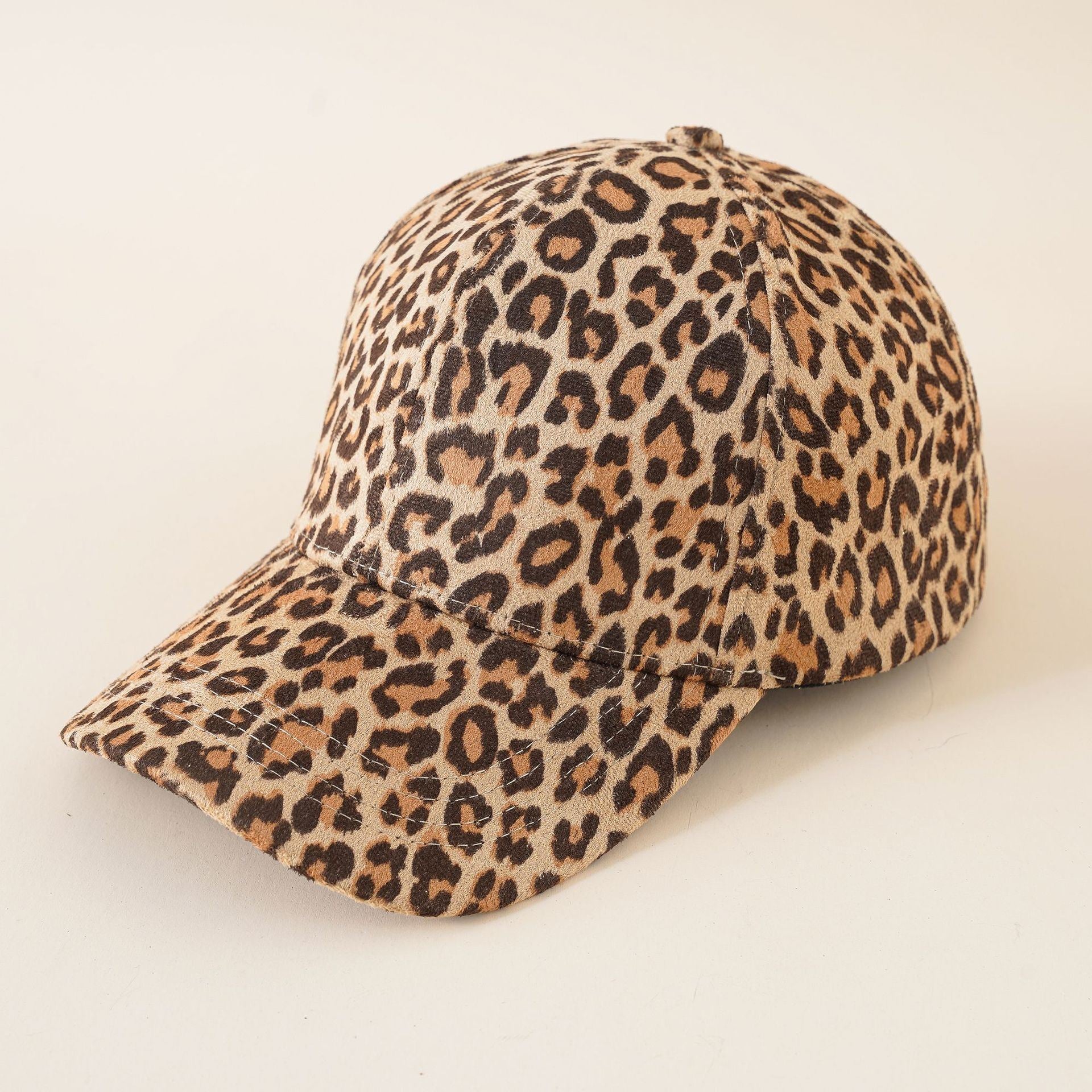 New baseball cap ladies casual neutral European and American leopard print peaked cap summer sports sunscreen sun hat Doba